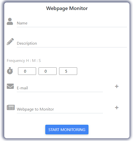 WebPage Monitor